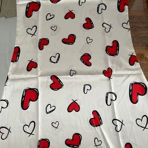 HEART PRINT SATIN CAMI NIGHT DRESS ❤️